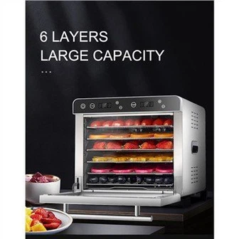 Elektrisk mattork i rostfritt stål