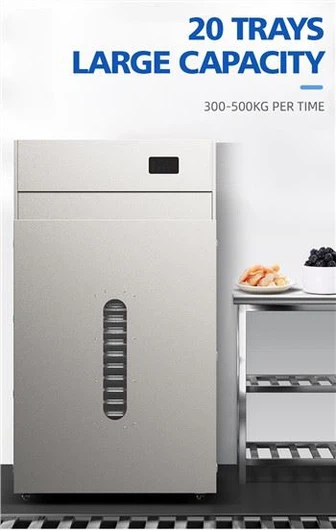 Industriell mattorkare i rostfritt stål